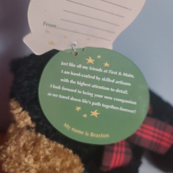 First and Main bear plush "Braxton" - Picture 5 of 8